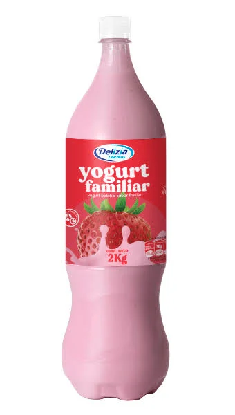 YOGURT DELIZIA FRUTILLA 2L