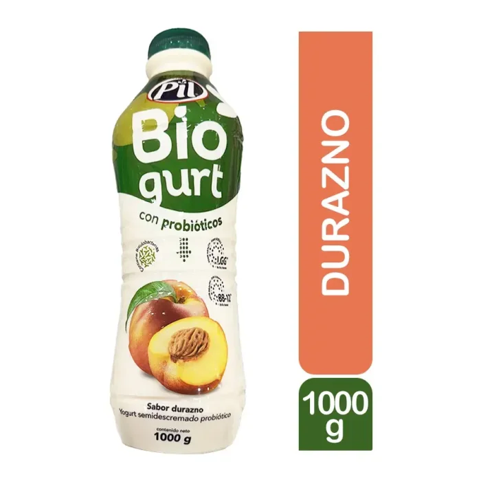 BIOGURT DURAZNO 1LT