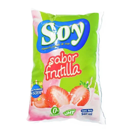 LECHE DE SOYA FRUTILLA 900ML