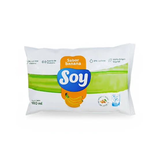 LECHE SOY SABOR BANANA 180ML